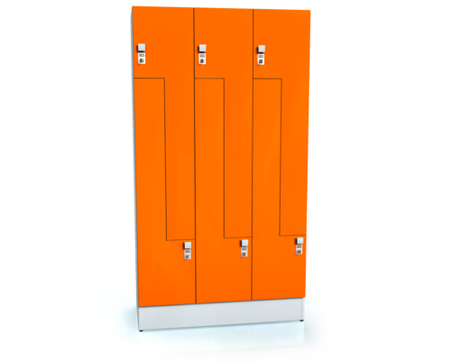 Premium lockers Z-shaped doors ALFORT AD 1920 x 1050 x 520
